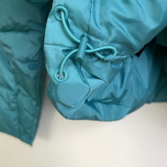 Masai Copenhagen Down Puffer Coat Small Womens Teal Full Zip Outdoors Tabiha NWT - Picture 9 of 13